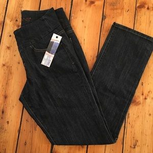 NWT Jag Jeans Sz 8 High Rise Straight Leg